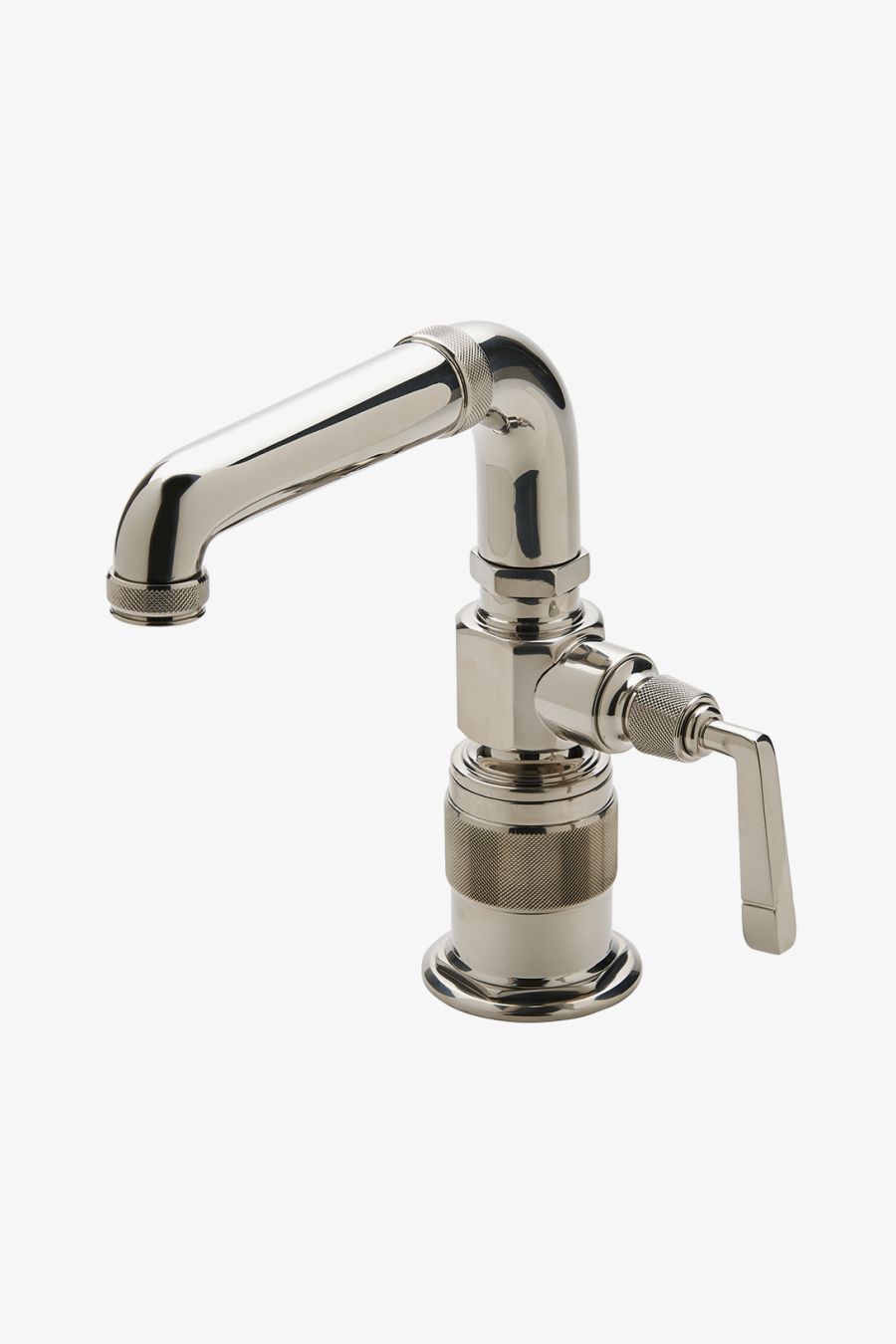 R.W. Atlas One Hole High Profile Bar Faucet, Metal Lever Handle
