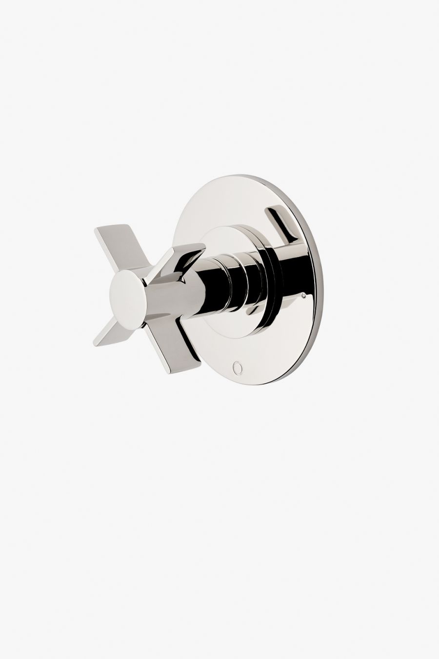 Finot Two Way Thermostatic Diverter Trim with Modern Dots and Cross Handle