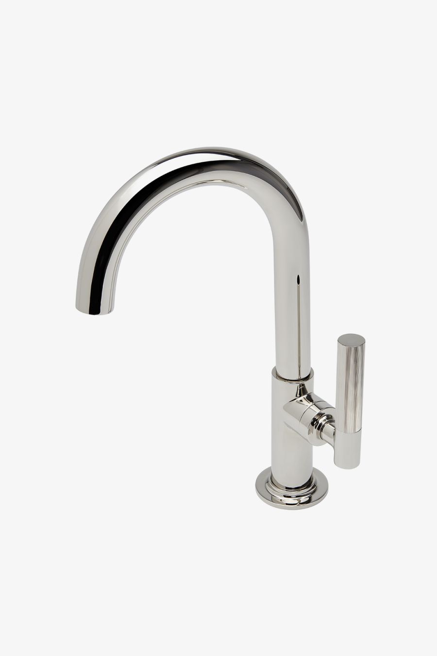 Bond Tandem Series One Hole Lavatory Faucet with Guilloche Lines Lever Handle