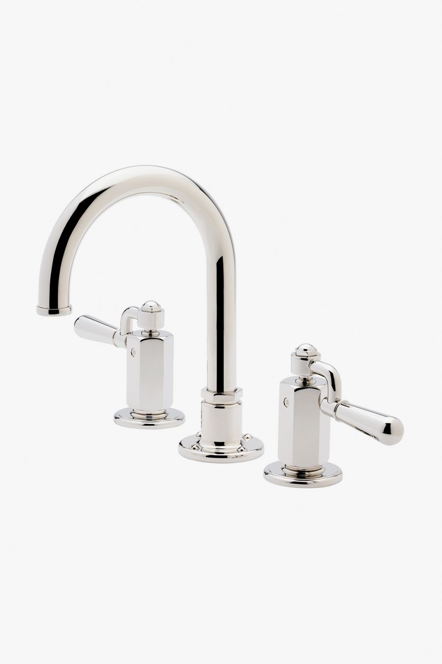 Regulator Gooseneck Lavatory Faucet with Drop Lever Handles