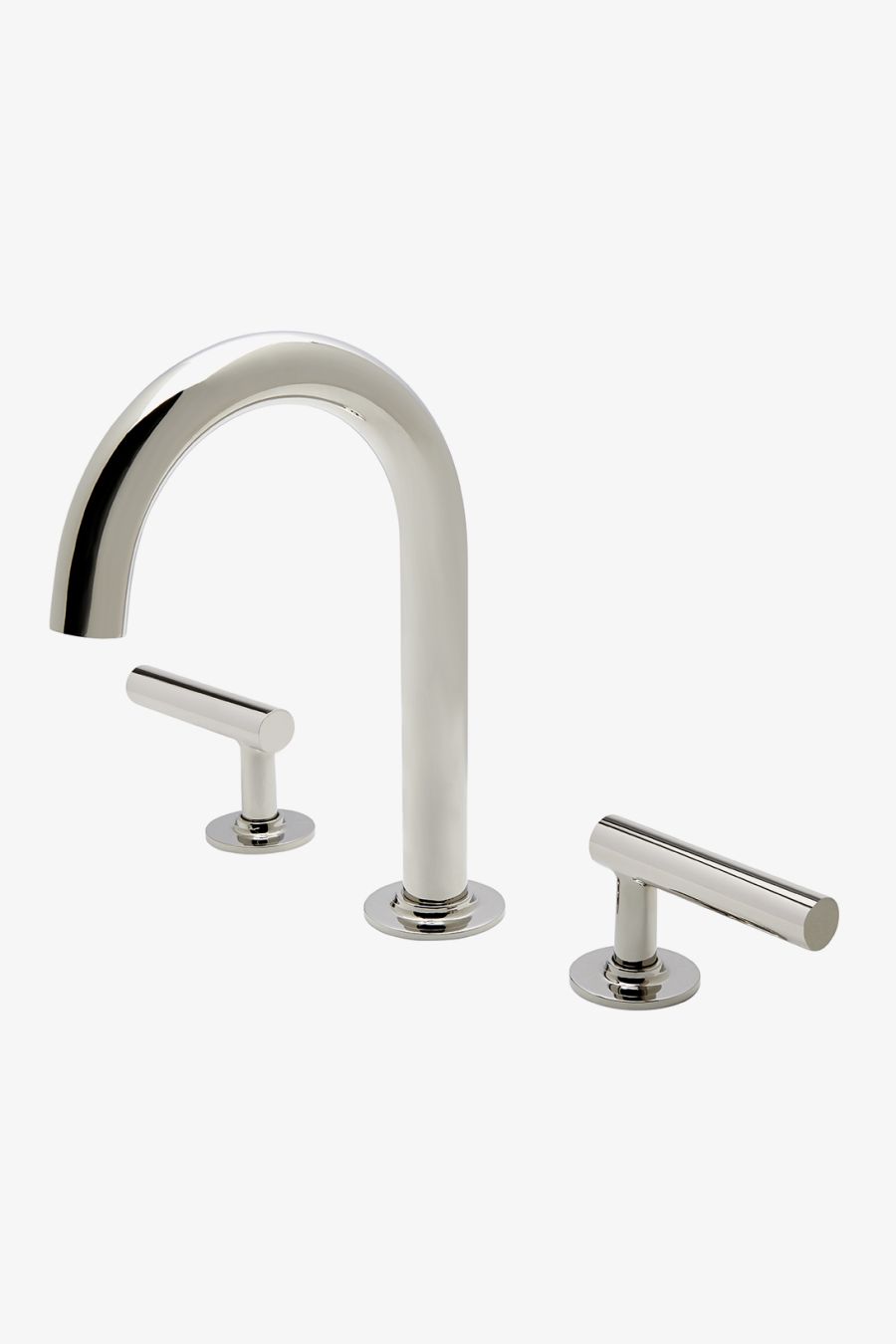 Bond Solo Series Gooseneck Lavatory Faucet with Straight Lever Handles