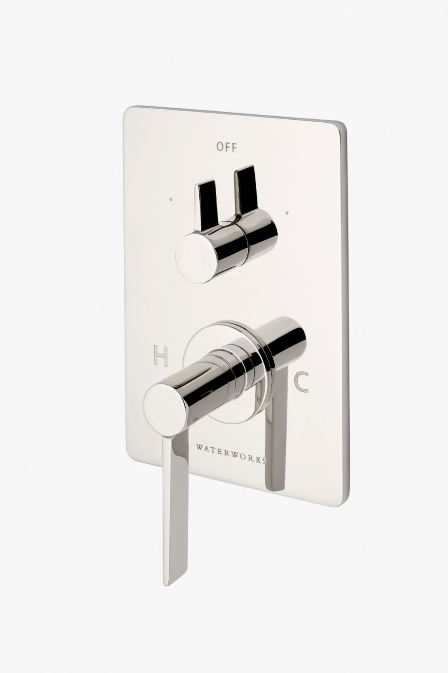 Finot Integrated Thermostatic and Diverter Trim with Lever Handle