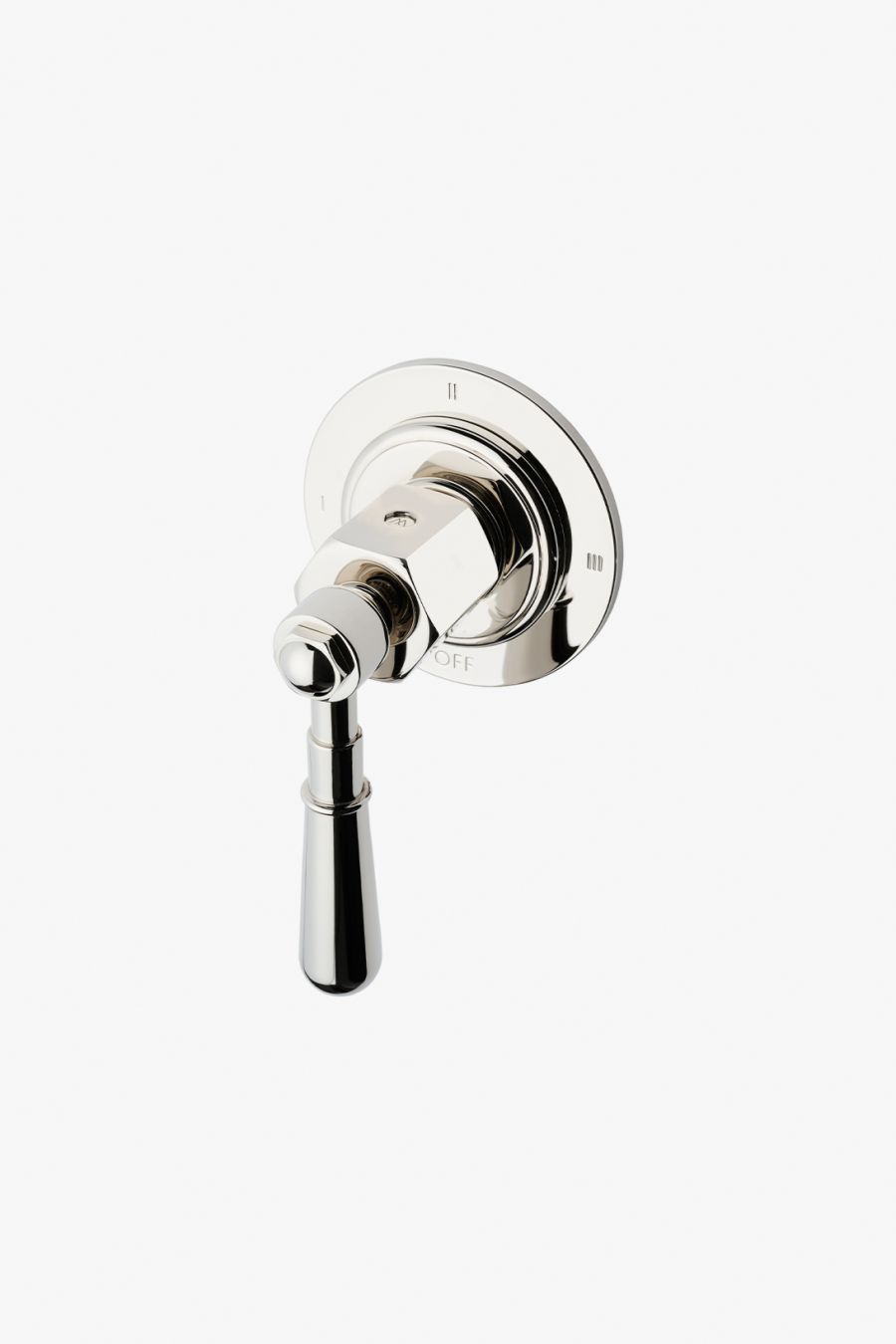 Regulator Three Way Diverter Valve Trim for Thermostatic with Roman Numerals and Level Handle