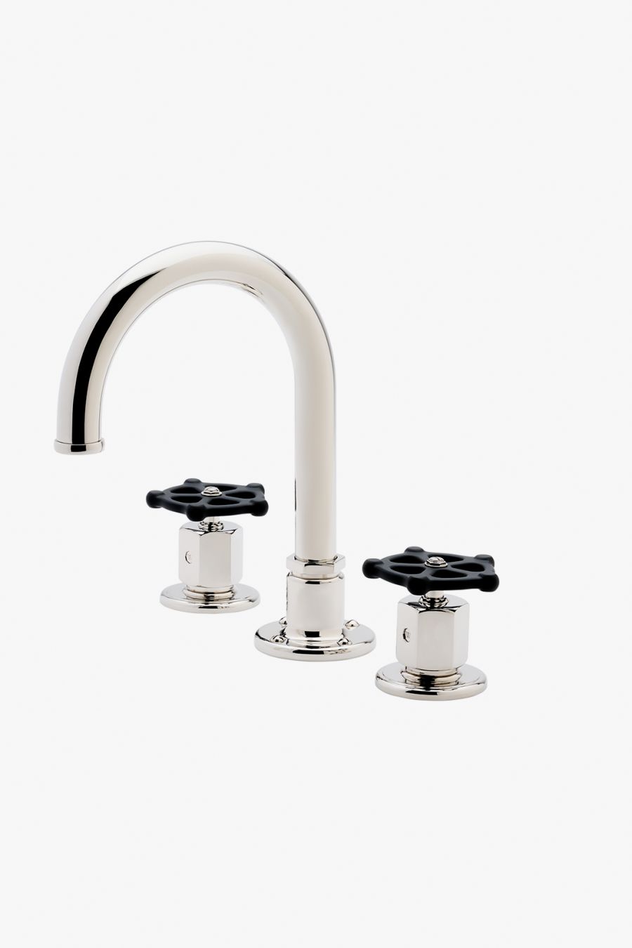Regulator Gooseneck Lavatory Faucet with Two-Tone Wheel Handles