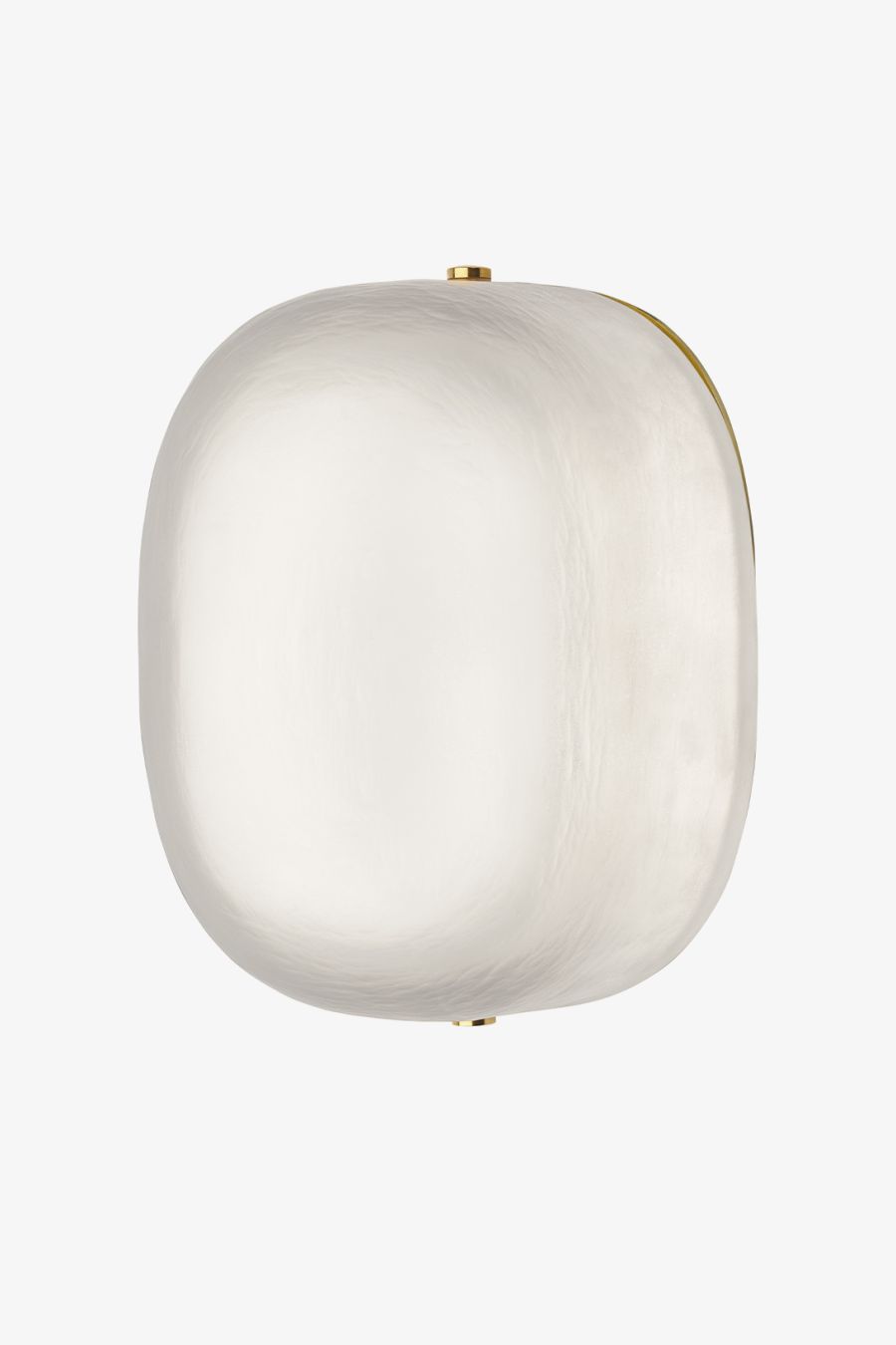 Lucia Wall/ Ceiling Large Oval Flush Mount with Murano Glass Diffuser