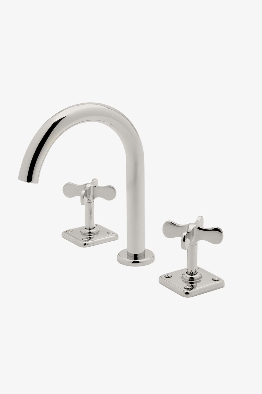 Ludlow Gooseneck Lavatory Faucet with Cross Handles
