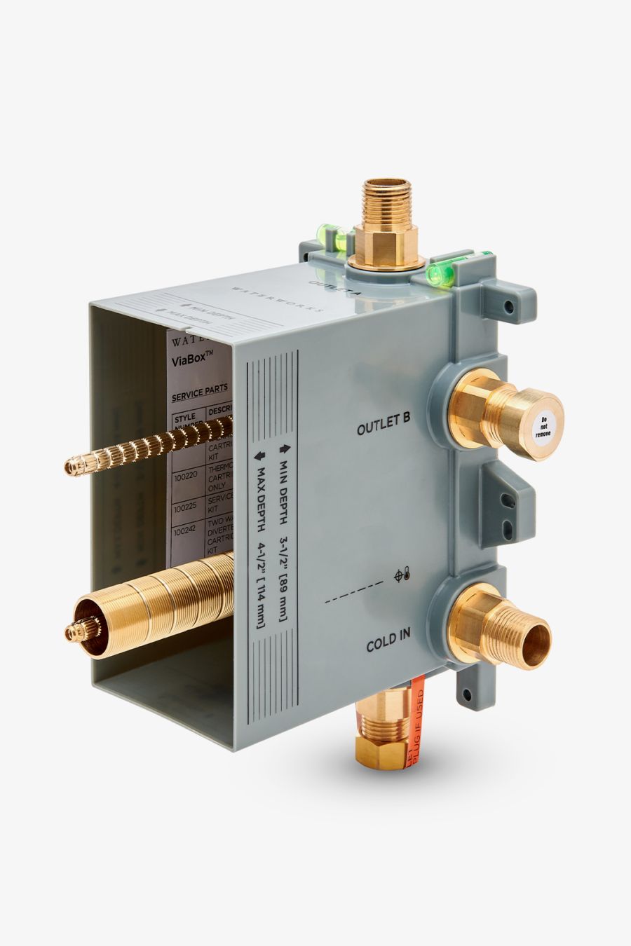 ViaWorks ViaBoxTM 1/2" Integrated Thermostatic Valve with Volume Control