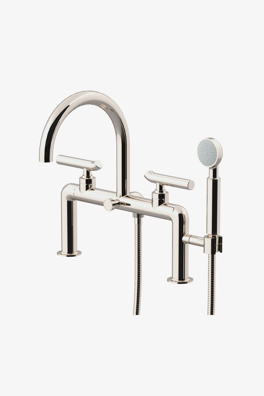 Bond Solo Series Deck Mounted Exposed Tub Filler with Handshower and Lever Handles