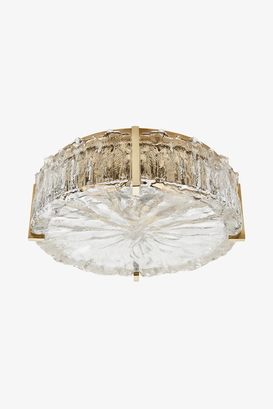 Marlon Ceiling Flush Mount with Glass Shade
