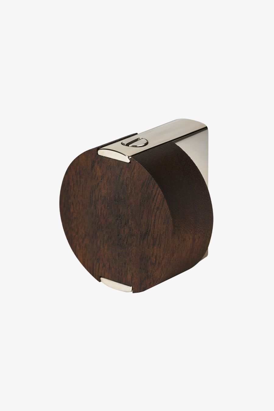 Muir 1 1/2" Metal and Walnut Knob