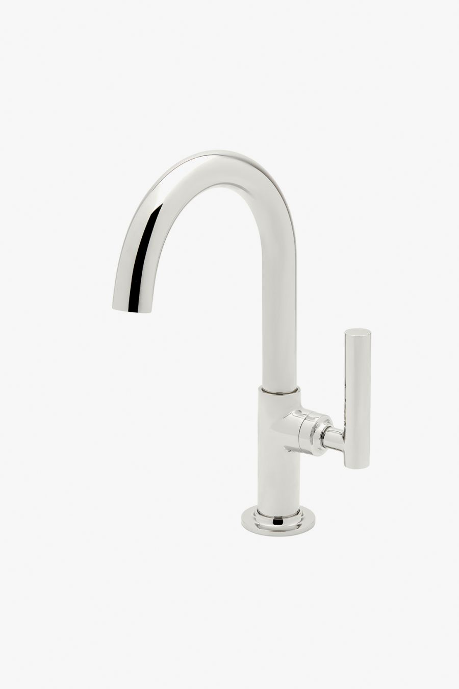 Bond Solo Series One Hole Gooseneck Bar Faucet with Straight Lever Handle