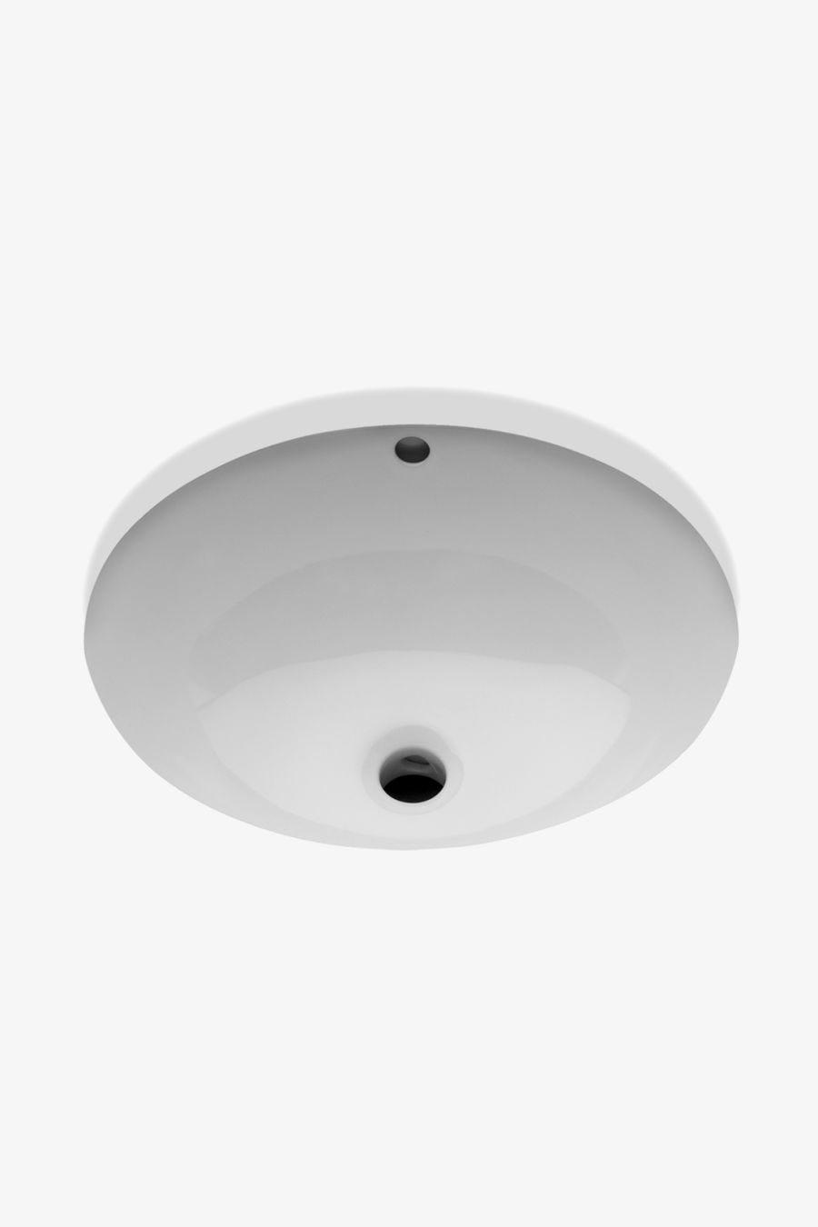 Saxby Drop In or Undermount Oval Double Glazed Vitreous China Lavatory Sink 17 13/16" x 15 1/16" x 7 11/16"