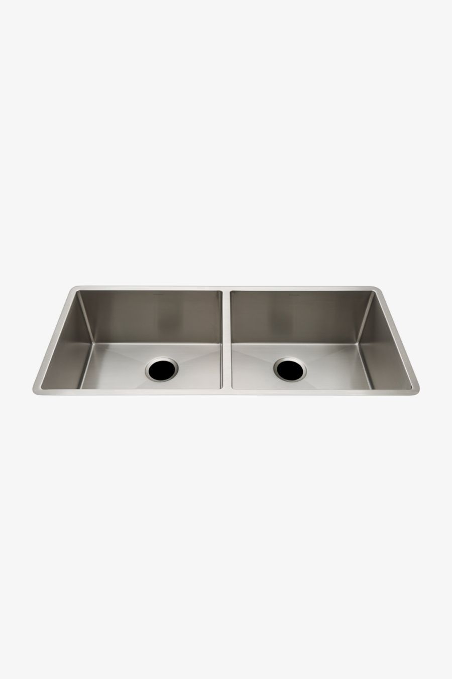 Kerr 35 3/4" x 18 1/2" x 10 5/8" Twin Stainless Steel Kitchen Sink with Rear Drains