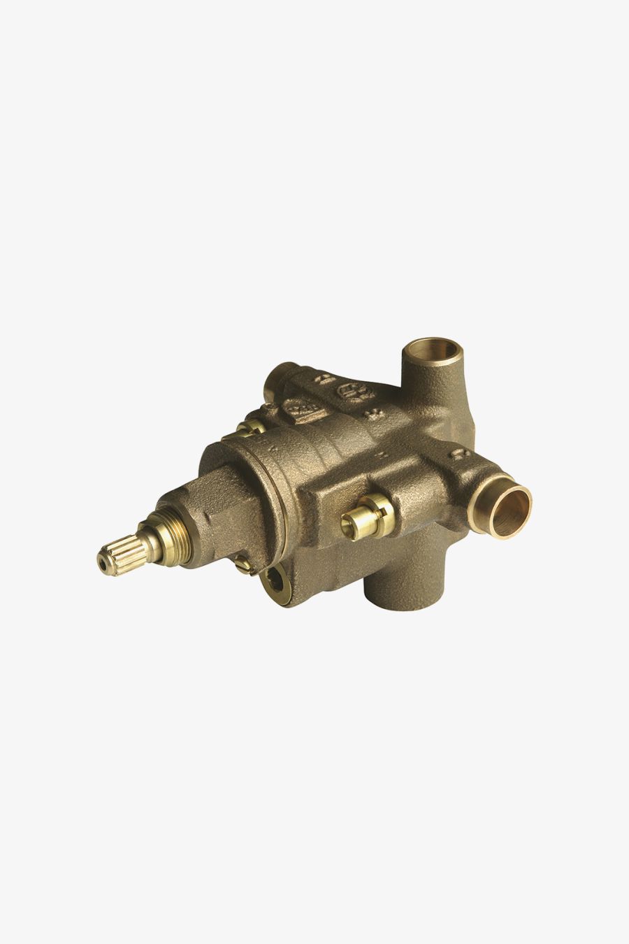 ViaWorks 1/2" Pressure Balance Valve with Integrated Diverter for Tub/Shower Combination