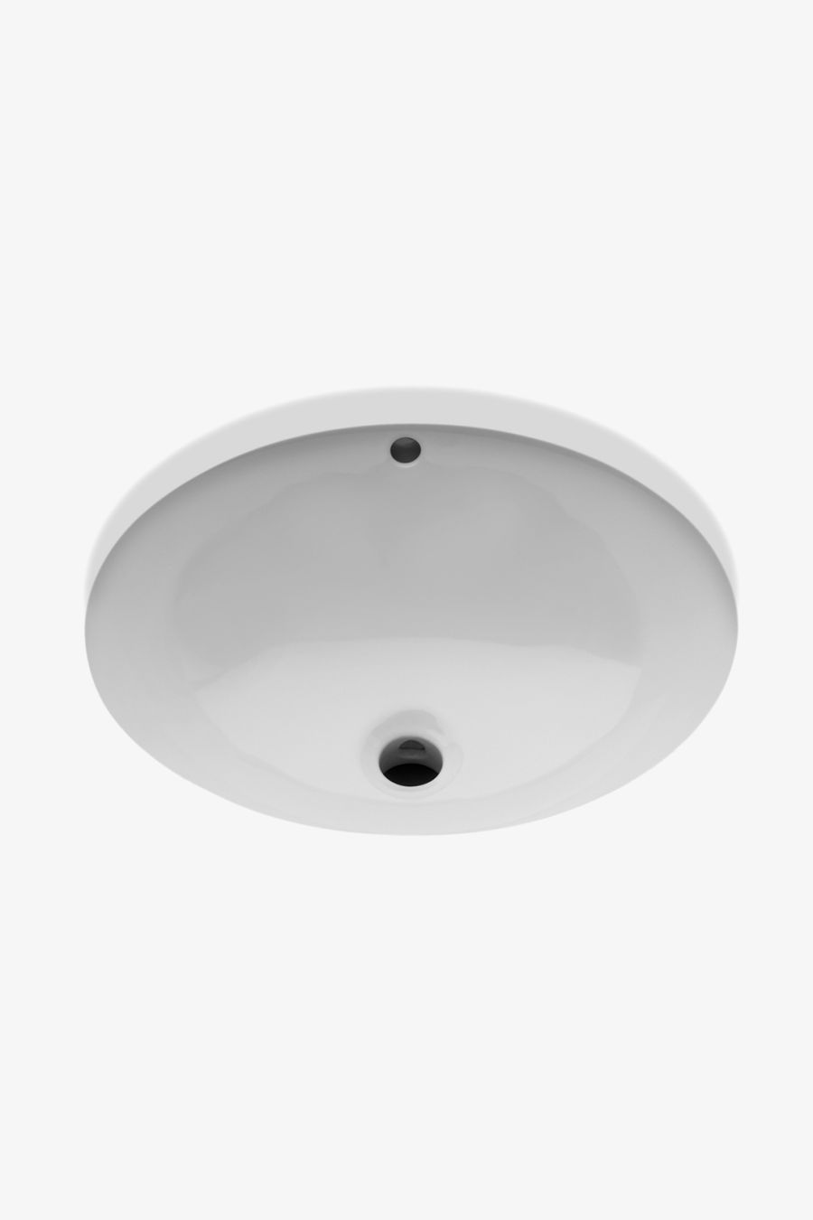 Saxby Drop In or Undermount Oval Single Glazed Vitreous China Lavatory Sink 18 7/8" x 16 1/8" x 7 11/16"