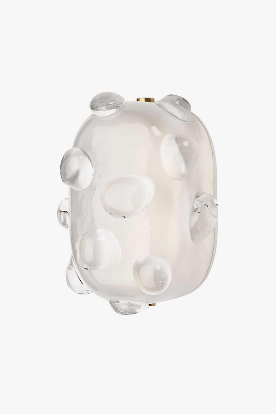 Camilla Wall / Ceiling Small Oval Flush Mount with Murano Glass Diffuser