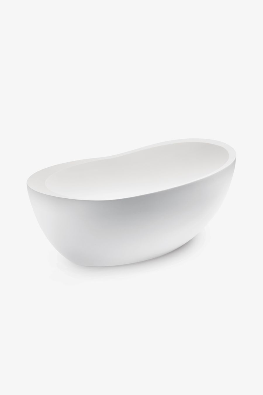 .25 70" x 40" x 29" Reverse Freestanding Oval Bathtub