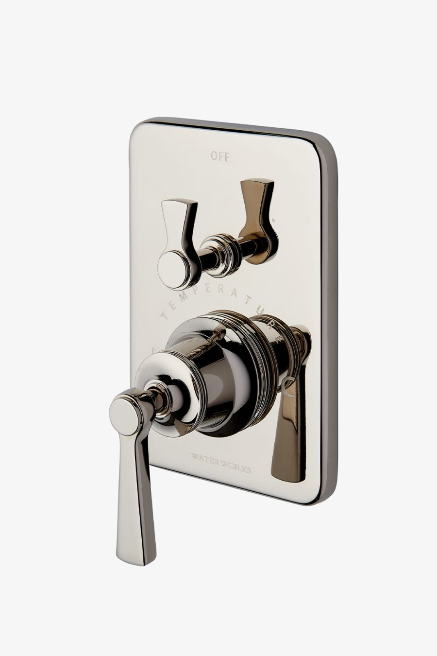 Transit Integrated Thermostatic and Diverter Trim with Lever Handle