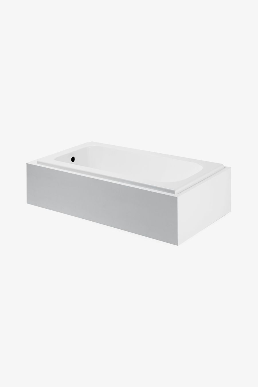 Minna 60" x 30" x 20" Rectangular Cast Iron Bathtub