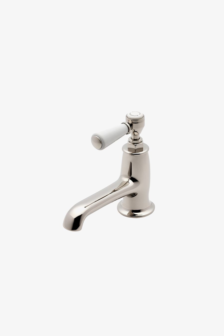 Highgate One Hole Lavatory Faucet with Porcelain Lever Handle