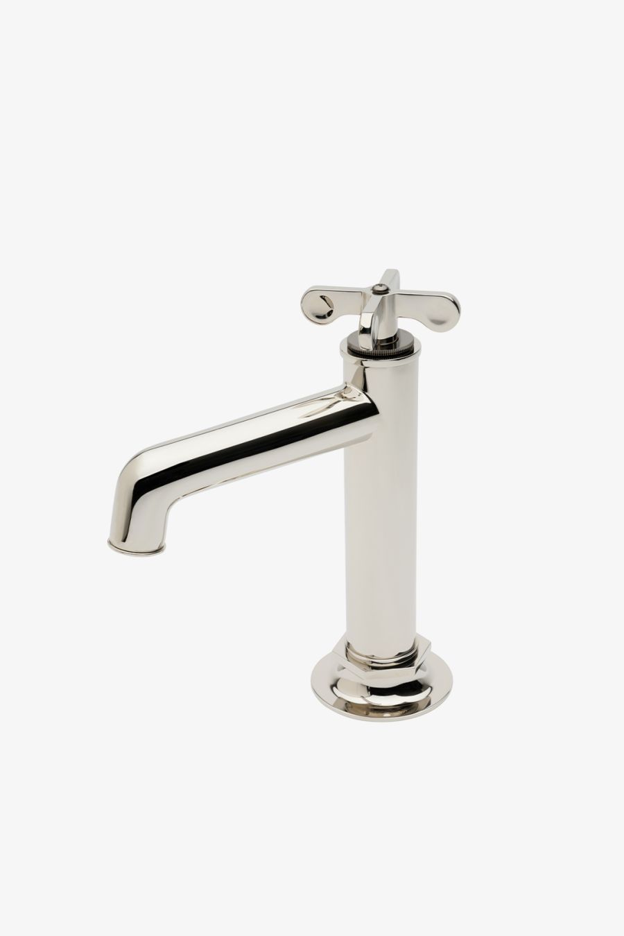 Henry One Hole Lavatory Faucet with Two-Tone Cross Handle