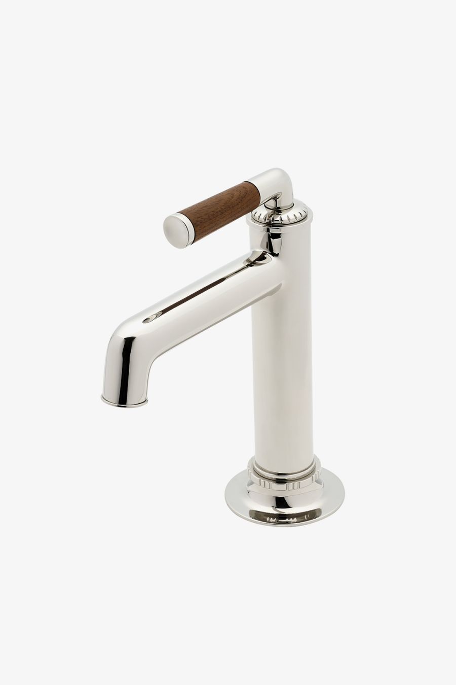 Henry Chronos One Hole Lavatory Faucet with Walnut Lever Handle