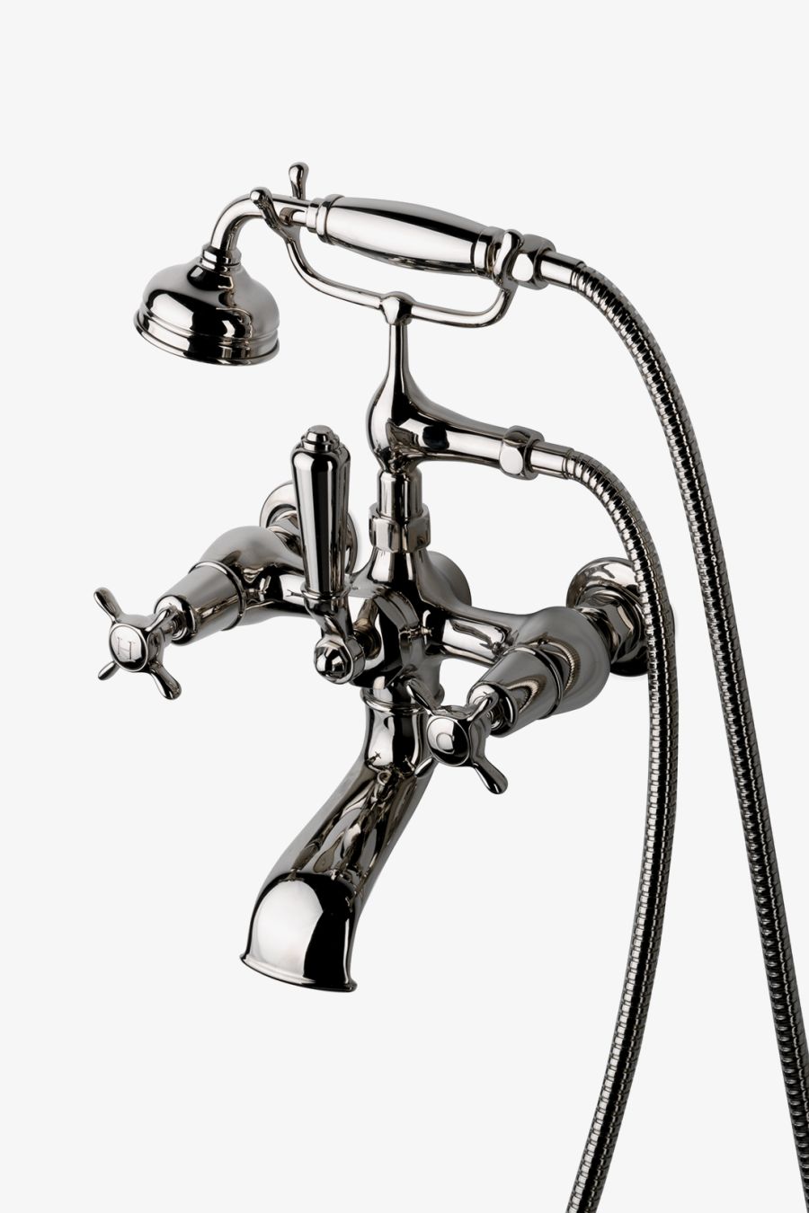 Easton Classic Exposed Tub Filler, Metal Handshower and Lever Diverter