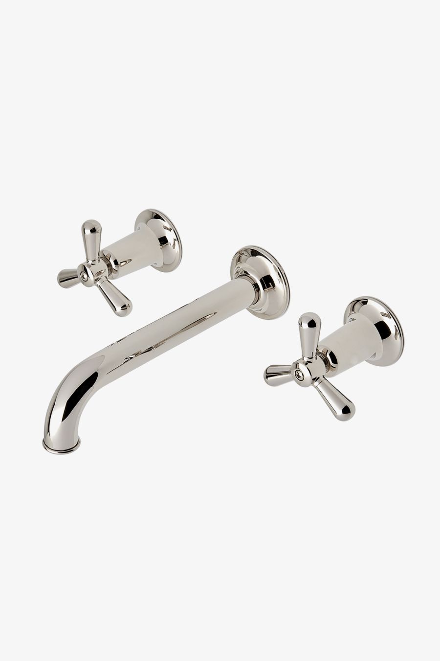Riverun Wall Mounted Lavatory Faucet with Tri-Spoke Handles