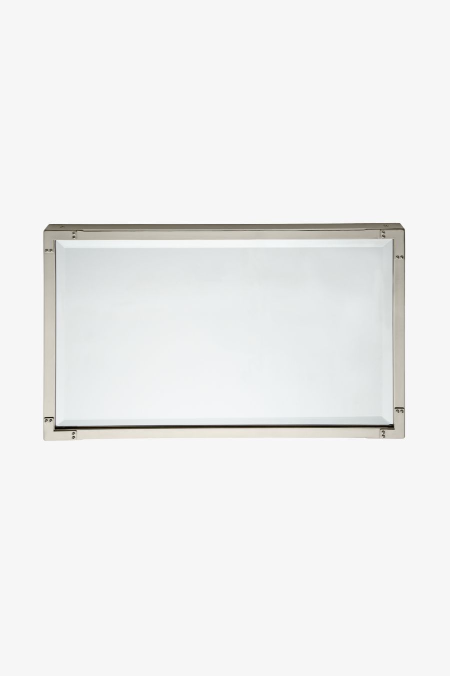R.W. Atlas Metal Rectangular Wall Mounted Stationary Mirror-Horizontal 20" x 32" x 1 3/8"