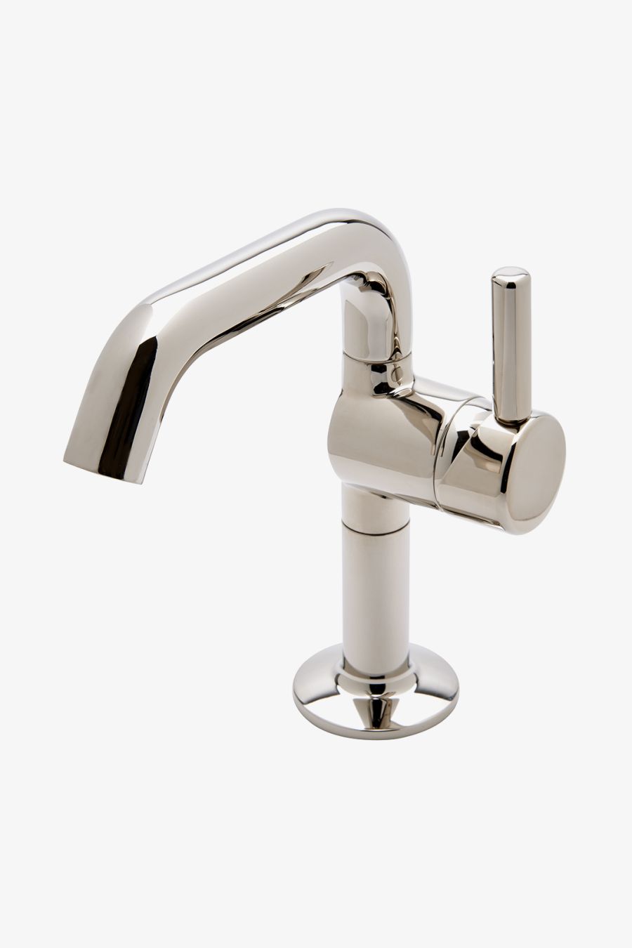 .25 One Hole High Profile Bar Faucet, Short Metal Handle