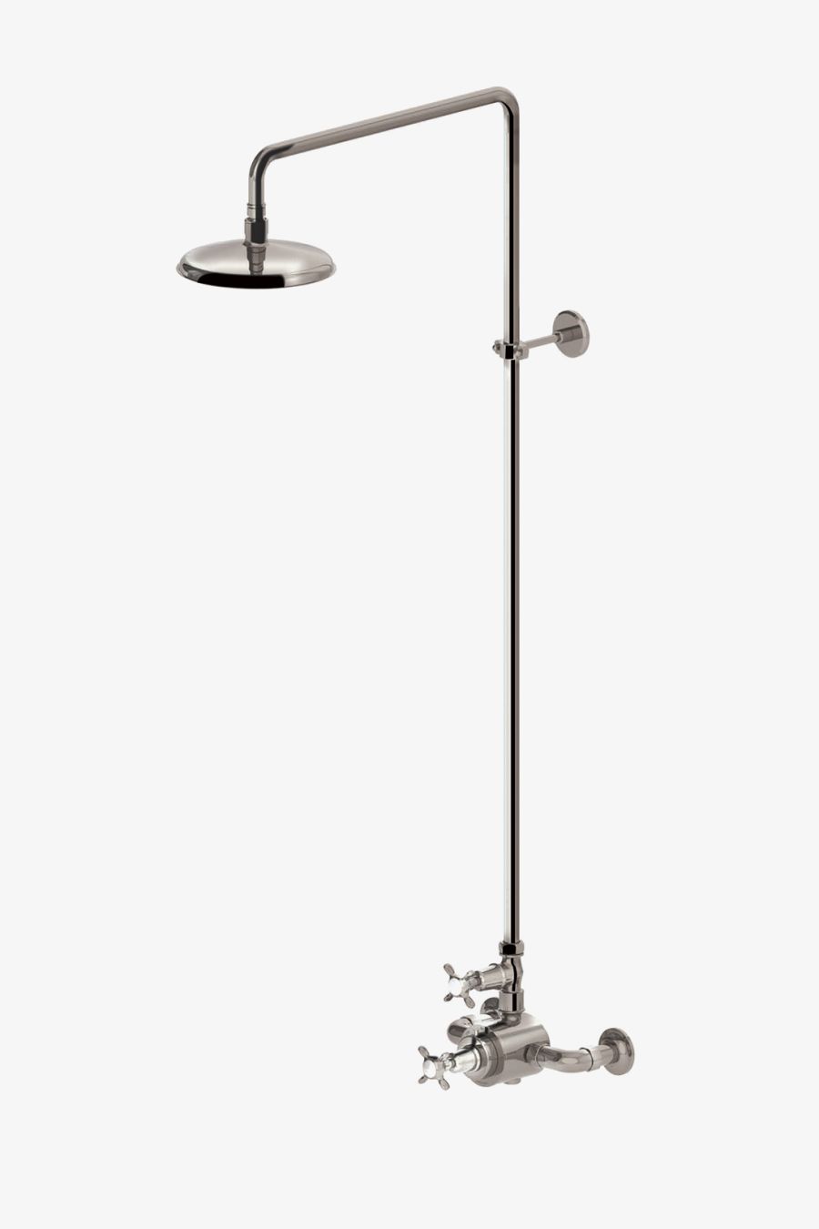 Easton Classic Two Cross Handle Exposed Thermostatic System with 8" Shower Rose