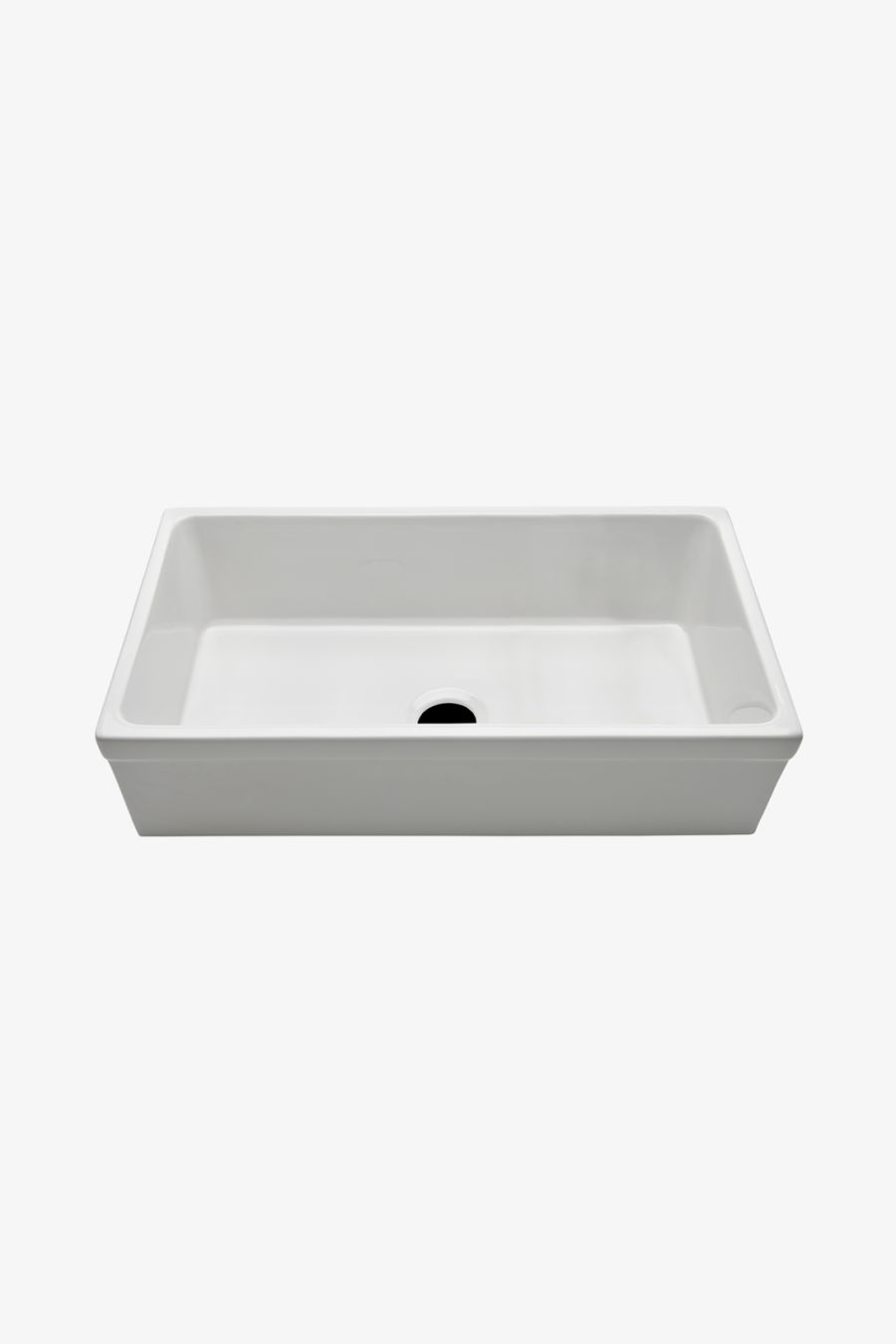 Clayburn 35 1/2" x 19 3/4" x 10" Fireclay Farmhouse Apron Kitchen Sink with Center Drain