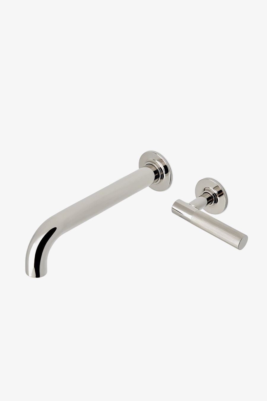 Bond Union Series Wall Mounted Lavatory Faucet with Guilloche Link Single Lever Handle