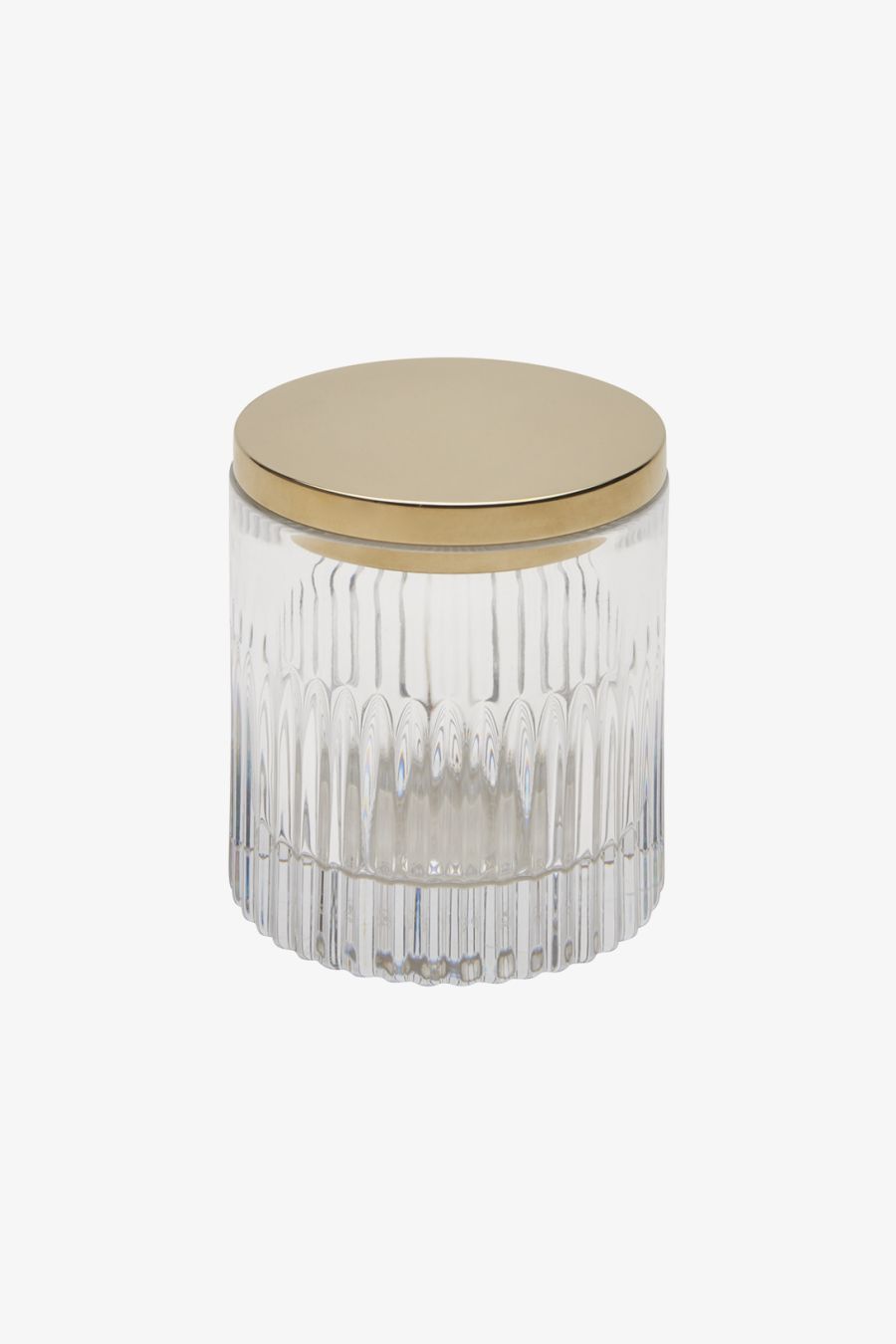 Pierre Container with Brass Lid