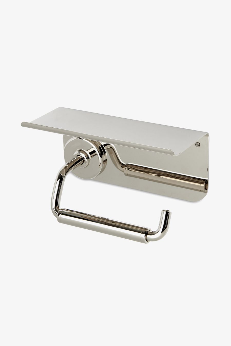 Ludlow Volta One Arm Paper Holder with 8 5/8" Shelf