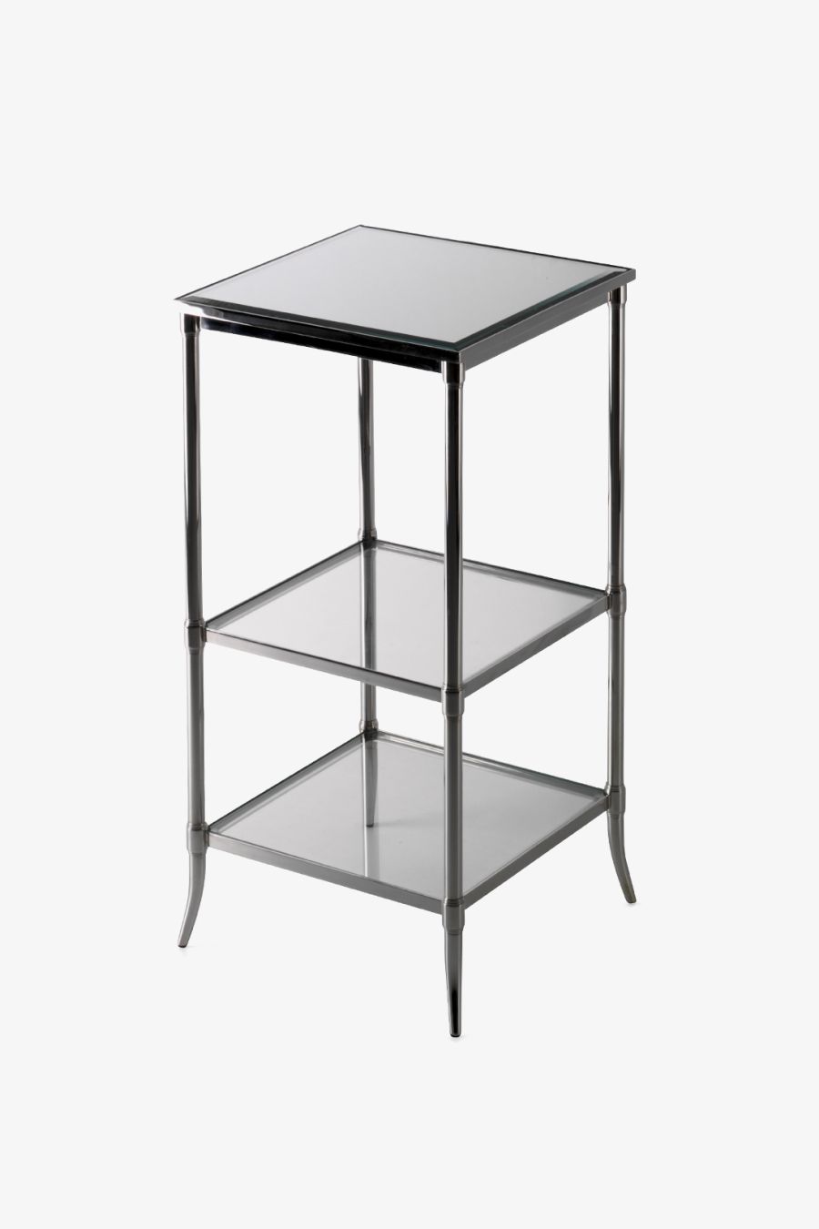 Easton Etagere with Clear Glass 14" x 14" x 26"