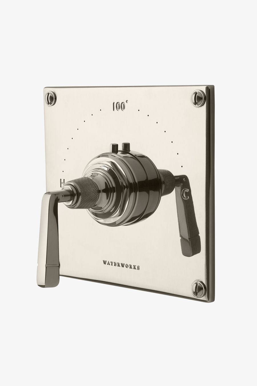 R.W. Atlas Thermostatic Control Valve Trim with Metal Lever Handle